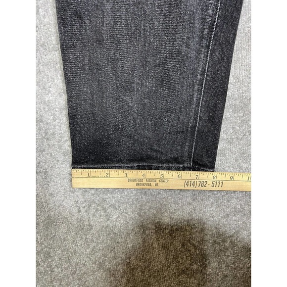 Tommy Hilfiger High Waist Jeans Womens Size 22 Stretch Black Denim Straight Leg - Picture 10 of 11